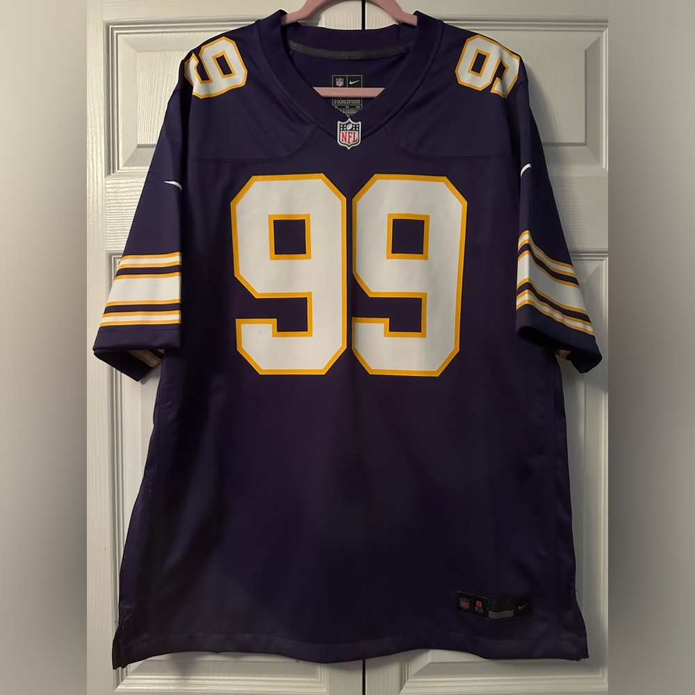 Minnesota Vikings #99 Danielle Hunter Jersey Official and Signed